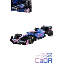 Bwt Alpıne F1 Formula Aracı 1/24 Scale -C55024W (300 Parça) Oyuncak Yapım Seti Blok