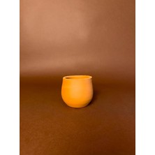 Yapımı Mini Kil Saksı 9 Cm, Kaktüs ve Sukulent Saksısı, Boyanabilir Hobi Saksısı, Oval Form