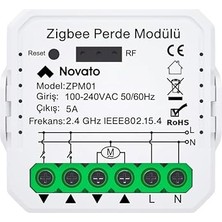 Mini Zigbee Perde Panjur Kontrol Rölesi (Tuya, Smart Life, Home Assistant, ZIGBEE2MQTT Uyumlu)