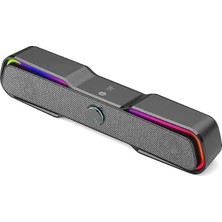 Bilgisayar DHE-6002 Için Soundbar 2X3W Gaming Rgb