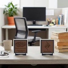 Celâl ve Bismillâhirrahmânirrahîm Yazılı Ikili Set 10X10 cm