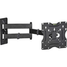 Metal Tv Askı Aparatı, 32 Inç ve 43 Inç Arası Ekranlara Uyumlu, Tüm Markalar ile Uyumlu, Televizyon Duvar Asma Aparatı, Yüksek Kalite Metal Kalınlığı, Akropat Hareketli (50-Cm)