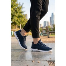 Lacivert Günlük Sneaker Unisex Yazlık Fileli Spor Ayakkabı