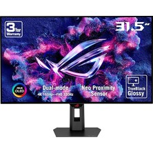 Rog Strix XG32UCWG 31.5″ Woled 4K 165Hz Fhd 330Hz 0.03MS Freesync Premium G-Sync Uyumlu Gaming Monitör