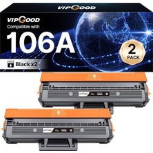 MSP W1106A Lazer Toner 107W Mfp 137FNW 135W 106A (2 Siyah)