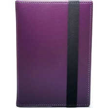 Standlı Üniversal Kapaklı Tablet Kılıfı Mor Codegen Quantum 4-7" ile Uyumlu