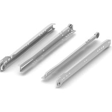 450MM Beyaz Bantlı Çekmece Rayı 1 Takım