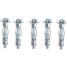 Alçıpan Boşluk Dübel Frt Tuğla Duvar Bims Paraşüt Dübeli 6X52 Metal 5 Adet