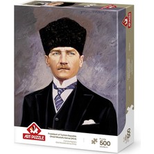 Puzzle Cumhurbaşkanı Gazi Mustafa Kemal Atatürk 500 Parça Puzzle