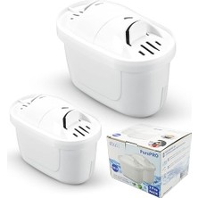 Su Arıtma Sürahisi Filtresi (2 Adet Filtre) Jugg ve Brita Maxtra+ Pro Ile Uyumlu