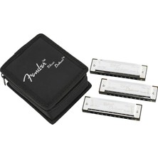 Blues Deluxe Harmonica, 3'lü Paket
