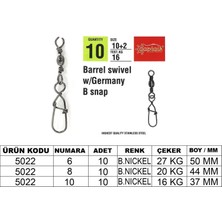 Captain 5022 Germany Klips 10LU Paket Black Nikel