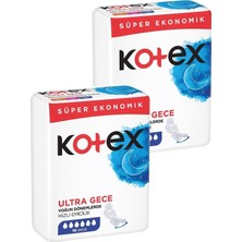 Kotex Ultra Gece 16'lı x 2 Adet Quadro Süper Eko Hijyenik Pedler Yoğun Dönemlerde Hızlı Emicilik