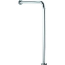 MaxiFlow Modern Tasarımlı Paslanmaz Engelli Yerden Duvara Tutunma Barı Ø 32 (75X75CM)
