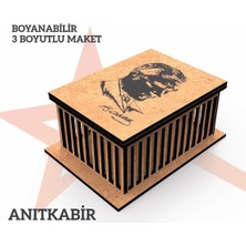 Mbb E-Ticaret Yıldızlar Ahşap 3D Ahşap Boyanabilir Maket Anıtkabir Bym-07