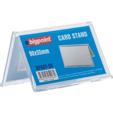 Mbb E-Ticaret Bıgpoınt BP637-20 Çift Taraflı Kart Standı 55X90 Mm-(***9 Adet***)