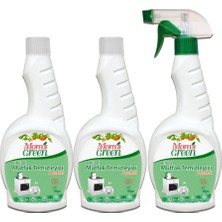 Mom's Green 3'lü Set Portakal Yağ Sökücü Bitkisel Mutfak Temizleyici 750 ml x 3 Adet Çevre Dostu
