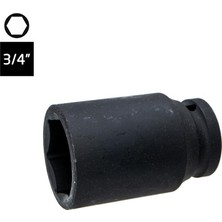 Titi 6610 Altı Köşe 3/4" Havalı Uzun Derin Lokma Anahtar 36 mm