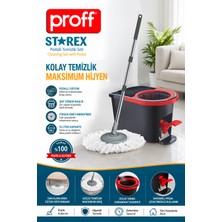 proff Starex Pedallı ve Mikrofiber Moplu Temizlik Seti