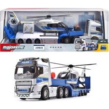 Majorette Volvo Fh-16 Polis Kamyonu ve Airbus Helikopter Seti 8503716004