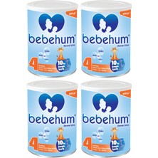 Bebehum 4 Numara Teneke Devam Sütü 12 Ay+ 400 gr x 4 Adet