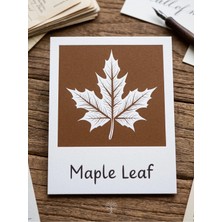 Sincara Home Card: Maple L0EAF / Coffee Print Kahve Üzeri Desen Yapma Makinesi – Coffe Art - Card: Maple Leaf