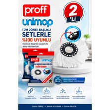 proff Unimop Yedek Mop Seti 2'li (Starex, Quantum ve Diğer Setlere Uyumlu )