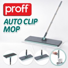 proff Auto Clip Mop - Tüm Bezleri Kendi Alabilen Otomatik Temizlik Seti