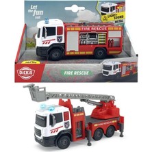 Dickie Itfaiye Aracı, Sesli ve Işıklı, Hareketli Merdivenli, 17 cm 203712024038