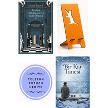 İthaki Yayınları Evelyn Hardcastle'ın Yedi Ölümü - Stuart Turton + Telefon Tutucu + Bir Kar Tanesi