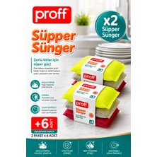 proff Süpper Fileli Sünger - 6 Adet