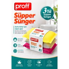 proff Süpper Fileli Sünger - 3 Adet
