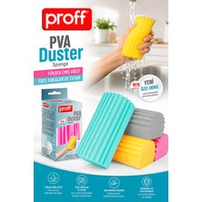 proff Özel Dokulu Silgi Sünger Pva Duster Toz Tutan Çizmez Temizlik Süngeri Islak Kuru Kullanım