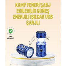 Efnaz Style Katlanabilir USB Çıkışlı Kamp Feneri – Şarj Edilebilir, Dayanıklı ve Çok Fonksiyonlu