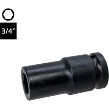 Titi 6605 Altı Köşe 3/4" Havalı Uzun Derin Lokma Anahtar 19 mm