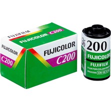 Fujifilm Fujicolor 36'lık Film C200 Gelişmiş Renk Reprodüksiyonu ve Keskinlik ile Yumuşak Negatif Film