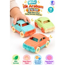 Yıldırım Oyuncak Mini Ilk Arabam 9,5cm 3'lü Set - Minik Ellere Uygun Oyuncak Araba 18 Ay+