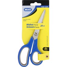 MAS Makas 20 cm Paslanmaz Çelik 1220 Yüksek Performanslı Araç, Gereçler İçin Kullanım Kolaylığı