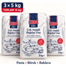 Oba Buğday Unu 3x5 KG | Toplu Pasta ve Börek Unu