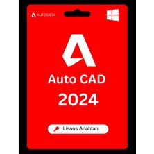 Autodesk Autocad 2024 (Windows) - 1 Pc 3 Yıl Full Sürüm Autodesk Key