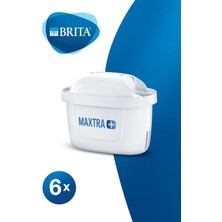 BRITA MAXTRA Plus Yedek Su Arıtma Filtresi 6'lı Modern Tasarım ile Şık ve Kullanışlı