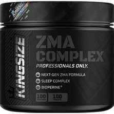 Kingsize Nutrition ZMA Complex 100 Tablet Magnezyum ve Çinko İçeren Bitkisel Uyku Kompleksi