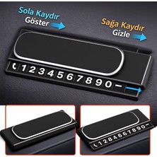 Efnaz Style Kayar Kapaklı Torpido Üstü Fosforlu Numaratör