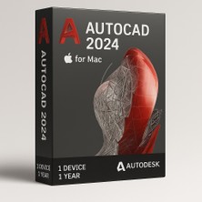 Autodesk Autocad 2024 (Mac) - 1 Kullanıcı 1 Yıl (Bireysel Kullanıcı)