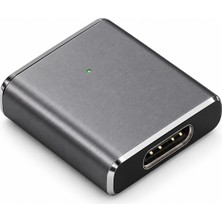 CoverZone Usb-C Dişi Girişten Magsafe 3 Ile Uyumlu Bağlantısına Dönüşüm Sağlayan Kompakt Metal Gövdeli MacBook Şarj Adaptörü | ZR1363