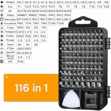 Suntecno Ally 117 Parça Profesyonel  Cep Telefonu Tablet Laptop Tornavida Seti Krom Dayanıklı Yapı