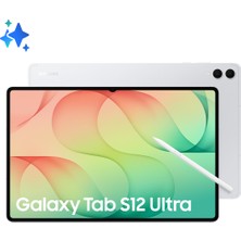 Samsung Galaxy Tab S12 Ultra, 12GB RAM, 256GB Depolama Alanı, 14.6 İnç, 120Hz Ekran, WiFi7, S Pen Dahil, Gümüş