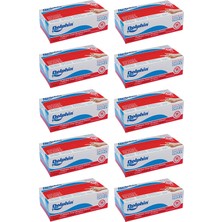 Dolphin Beyaz Vinil Eldiveni L Beden Pudrasız Çok Amaçlı 100 Adet x 10 Paket