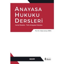 Seçkin Yayıncılık Anayasa Hukuku Dersleri