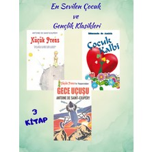 Yurt Kitap Yayın En Sevilen Çocuk ve Gençlik Klasikleri 3 Kitap Küçük Prens/çocuk Kalbi/gece Uçuşu